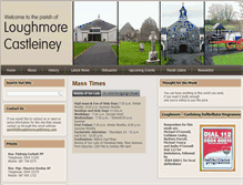 Tablet Screenshot of parish.loughmorecastleiney.com
